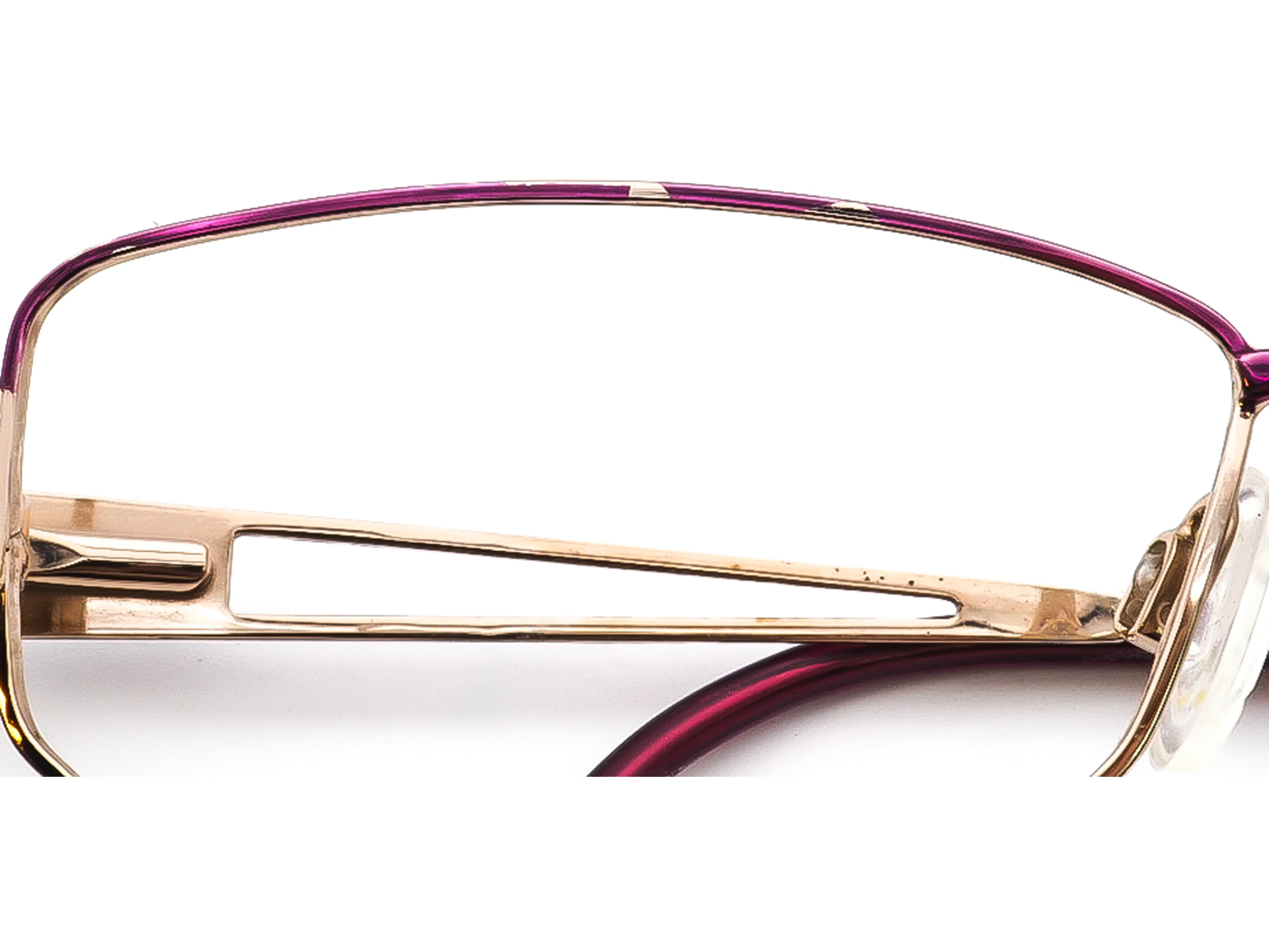 Cazal Purple/Gold Rectangular Metal Frame   52□18 130 - Image 5