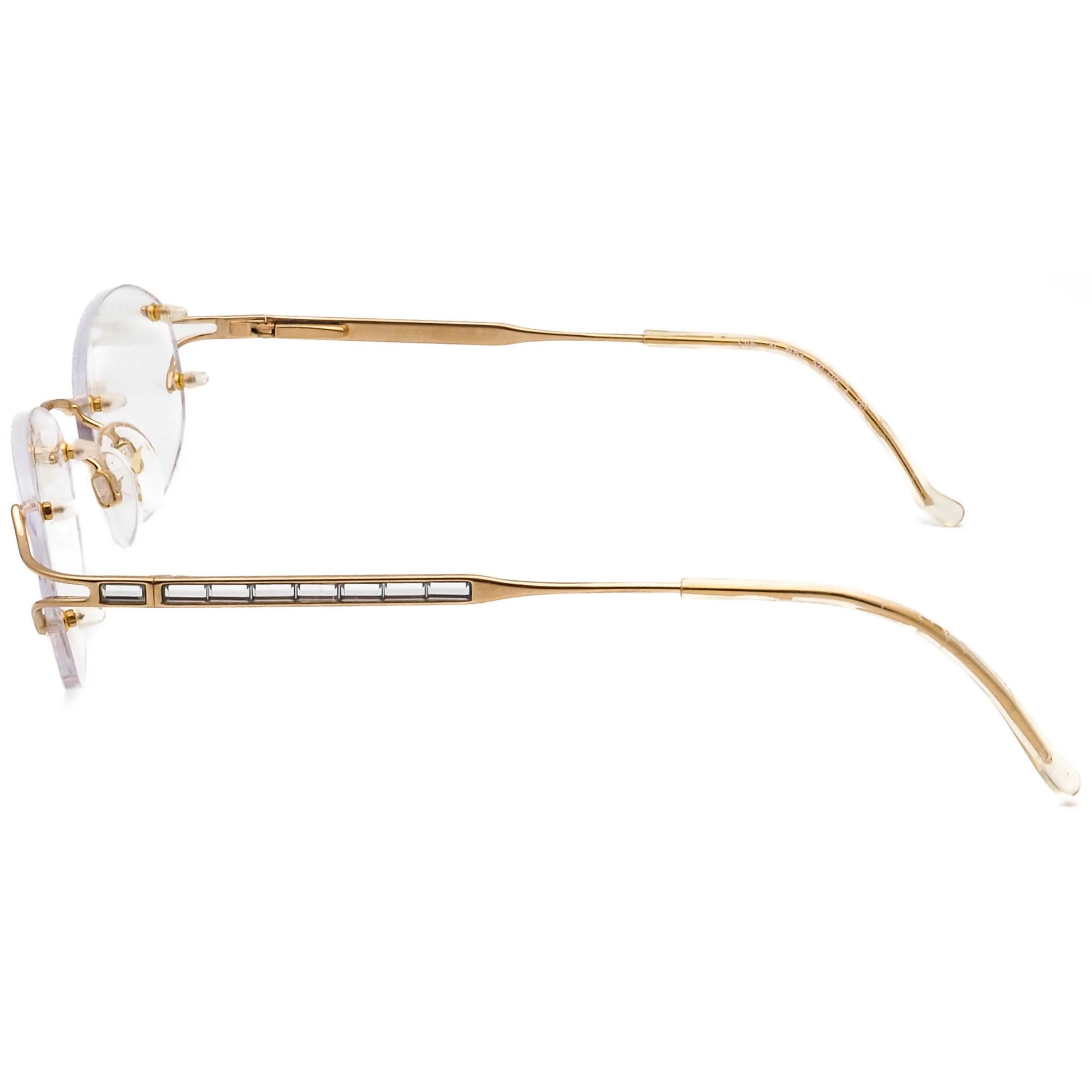 Daniel Swarovski S106 20 6053 23k Gold Plated w/ Crystals 53□19 130 - Image 5