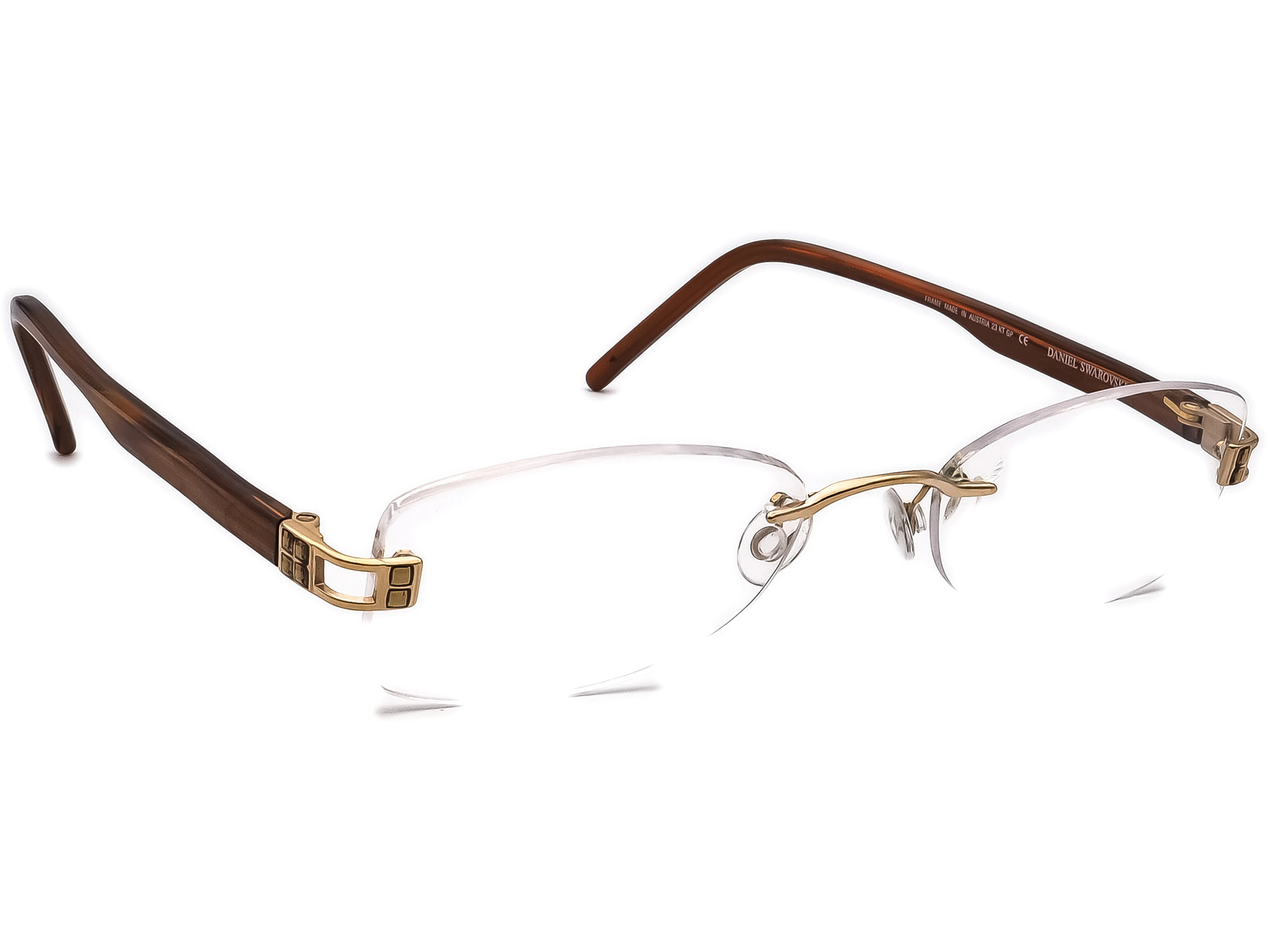 Daniel Swarovski S124 20 6054 23KT Gold Plated 50□20 125