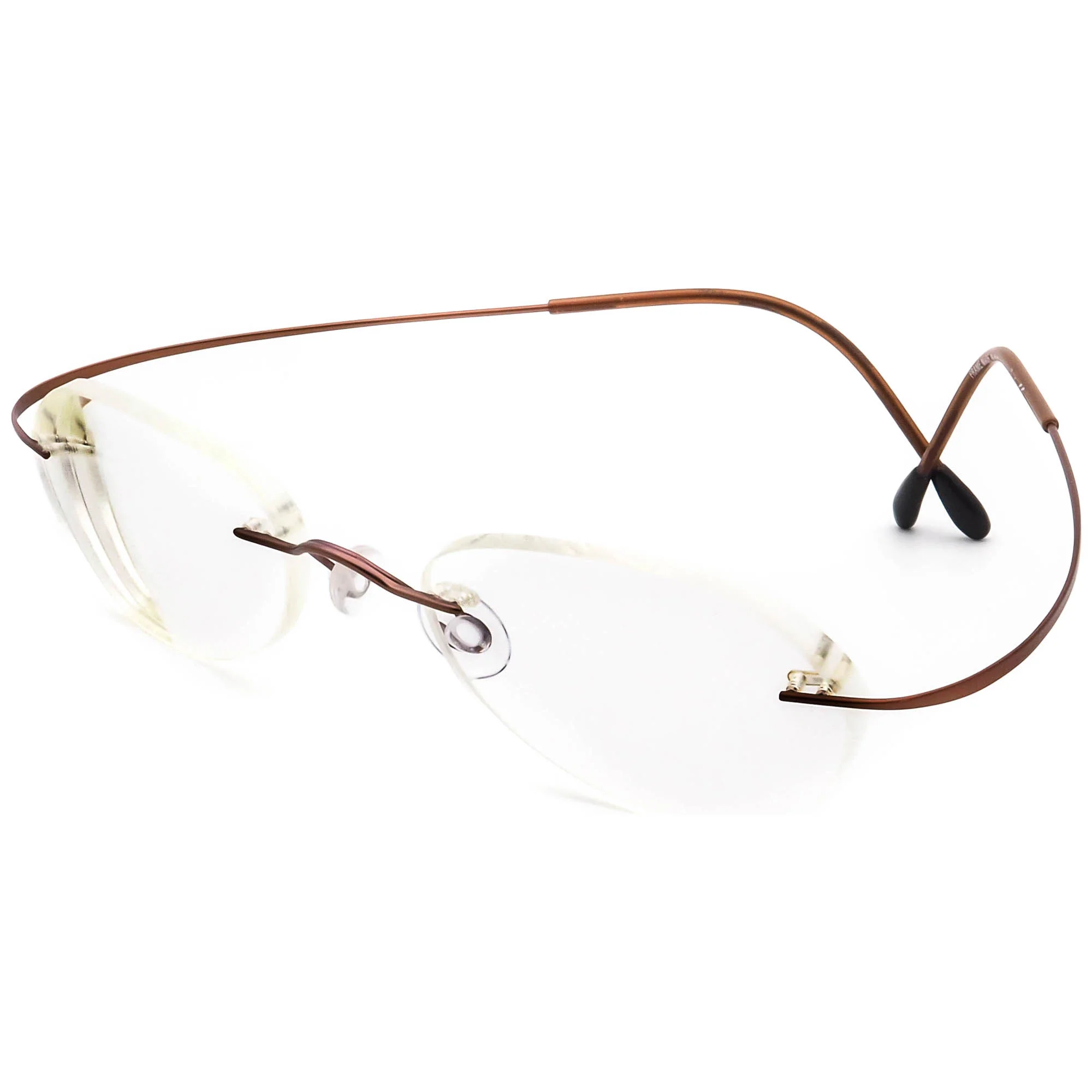 Silhouette Eyeglasses Brown Rimless Frame Austria 48[]19 135 - Image 3