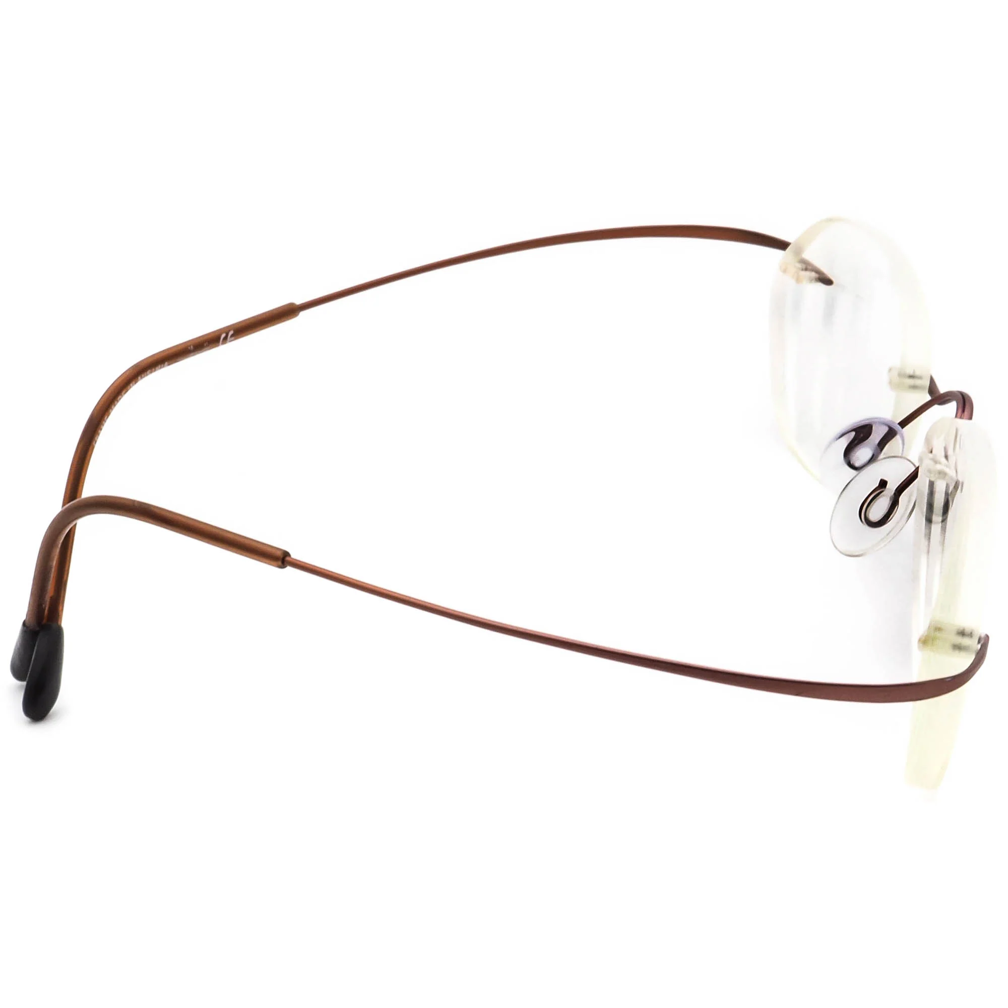 Silhouette Eyeglasses Brown Rimless Frame Austria 48[]19 135 - Image 4